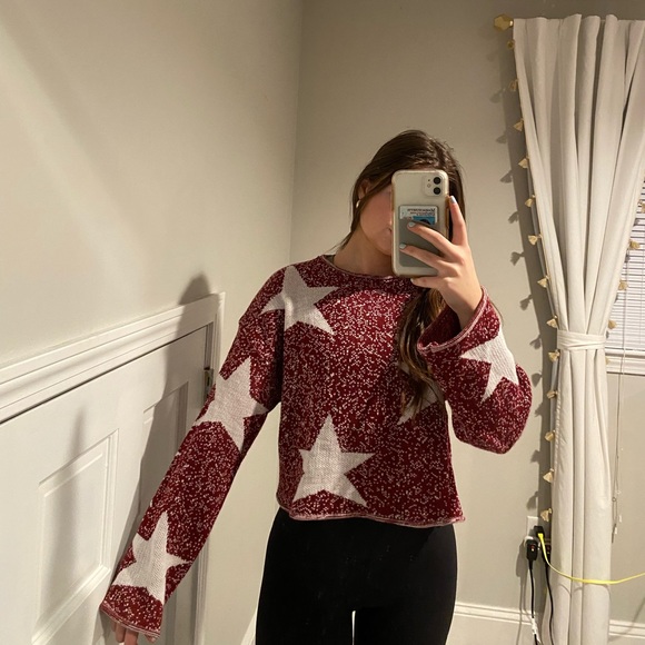 Sweaters | Shein Cropped Star Sweater 